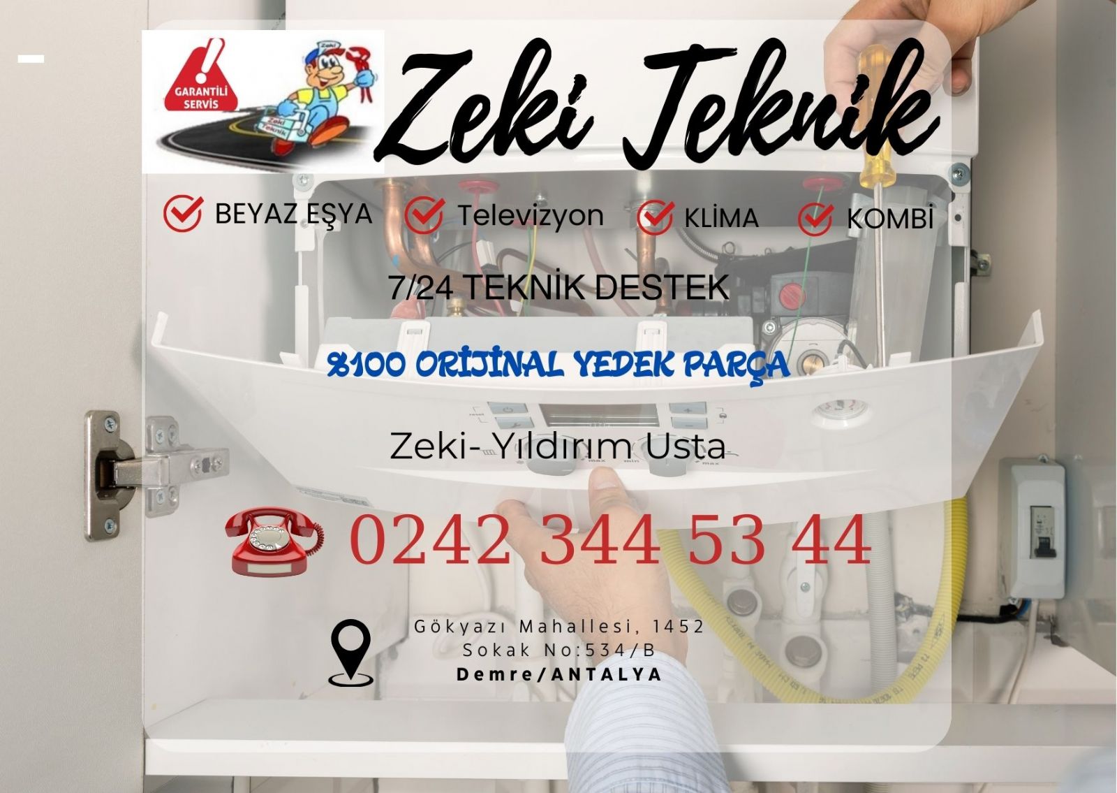 Demre Kombi Servisi